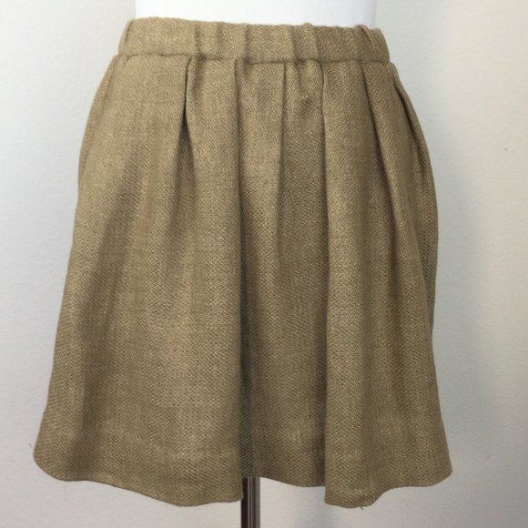 NWT Maje Potato Sack Linen Skirt s - Picture 4 of 11